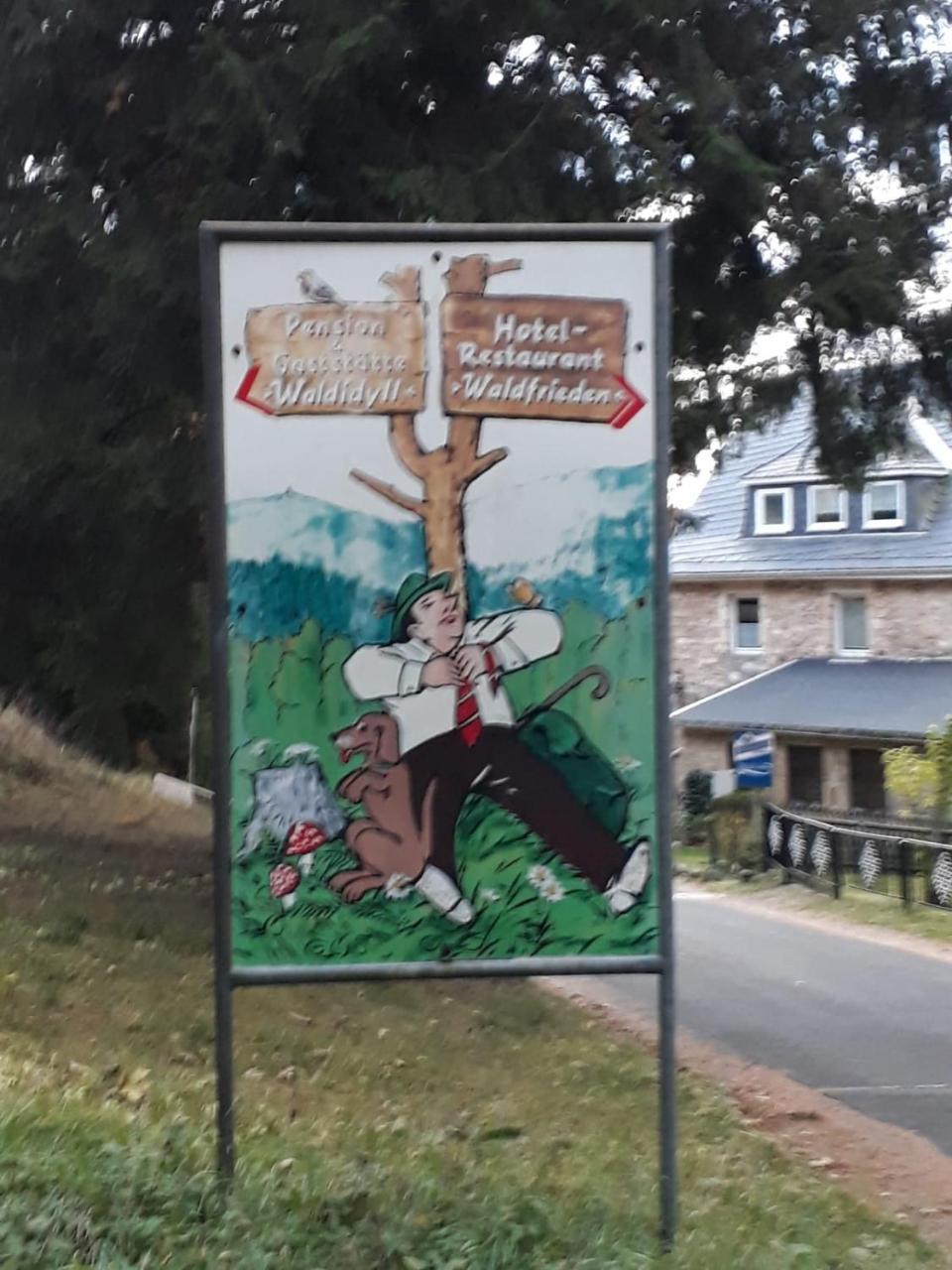 Pension Waldidyll Stützerbach 외부 사진